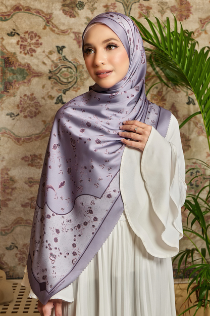 Mihrab Shawl in Dusty Purple