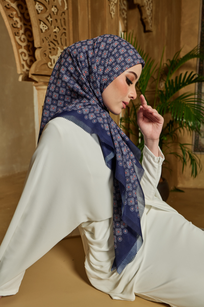 Maharani Square in Berry Blue