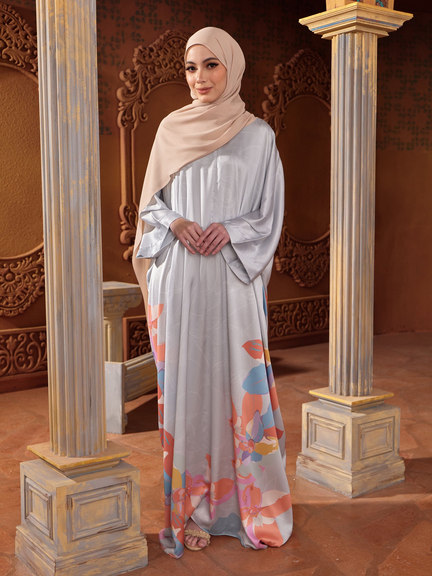 Amber Kaftan in Turquoise