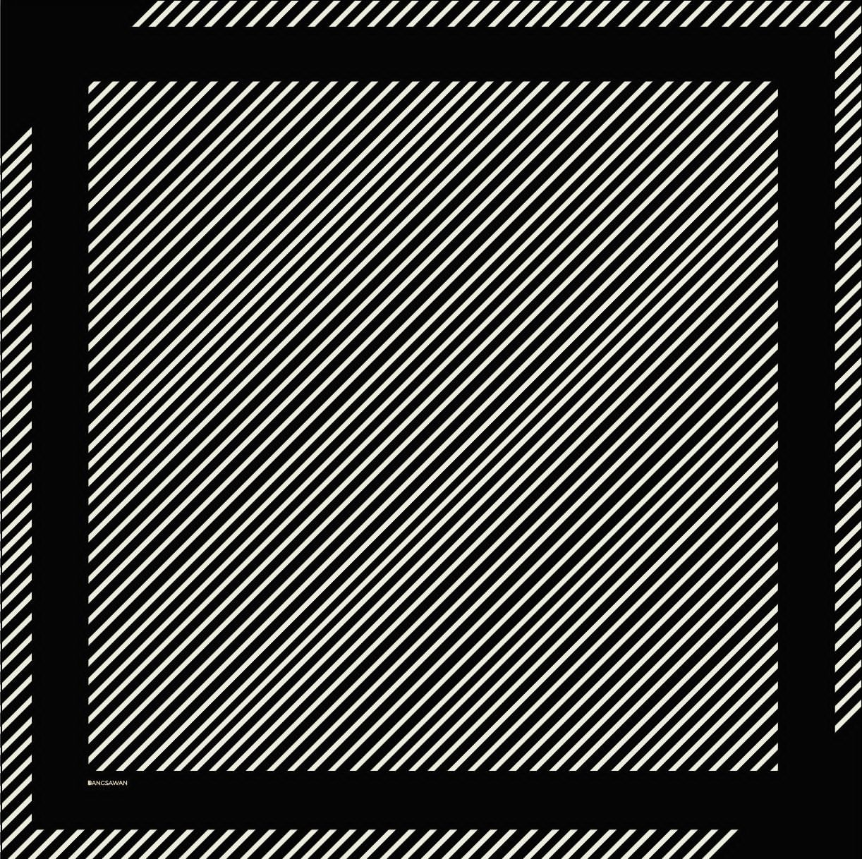 Silken Stripes in Black