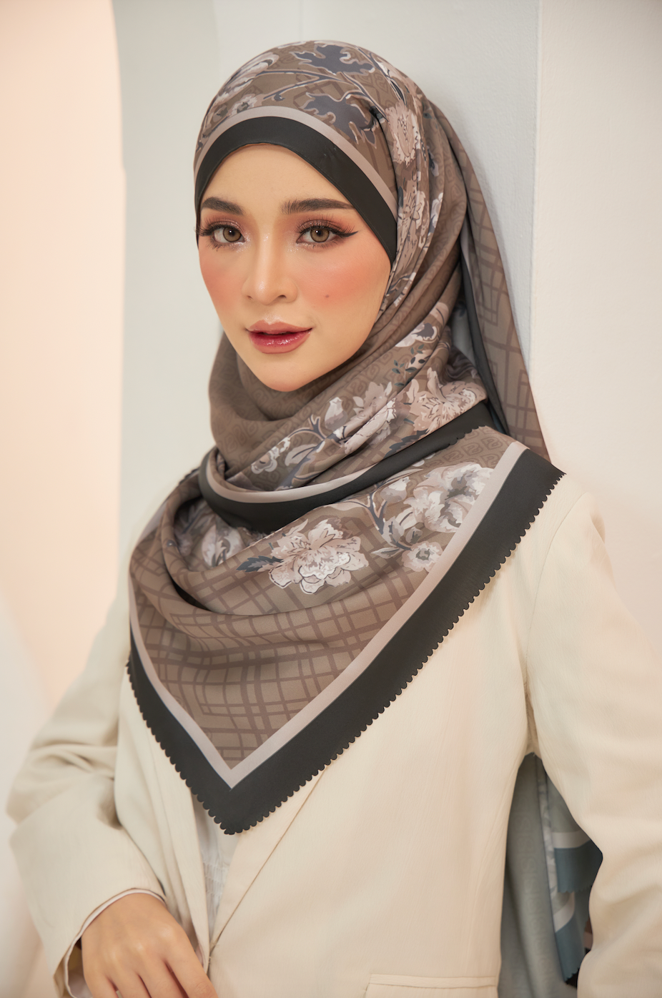 Claudia Shawl in Sandy Brown