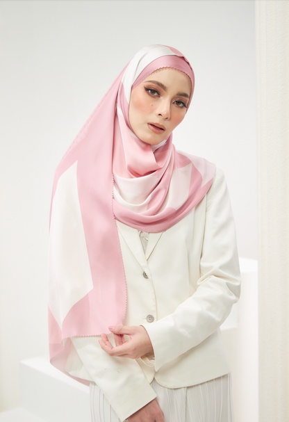 Buy Nour Satin Silk in Pink